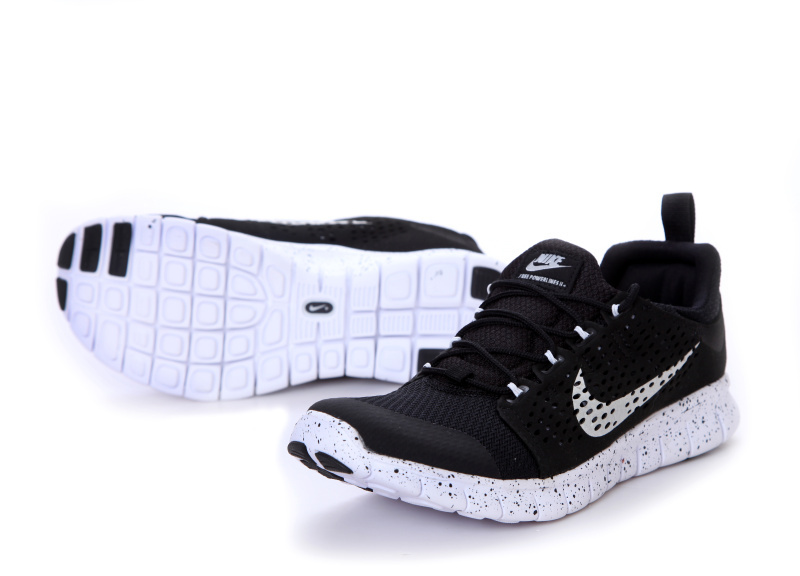 Hot Nike Free3.0 Men Shoes Black/White